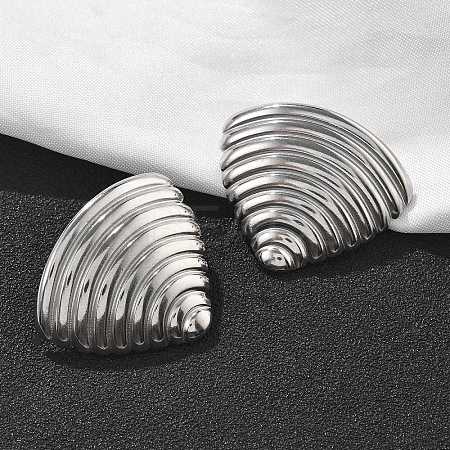 304 Stainless Steel Studs Earrings for Women LS-EJEW-K306-22P-1
