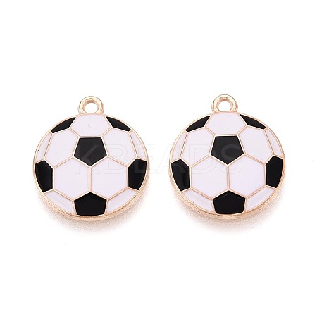 Alloy Enamel Pendants ENAM-T025-01G-01-1