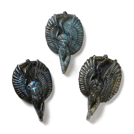 Natural Labradorite Cabochons G-I368-A06-1