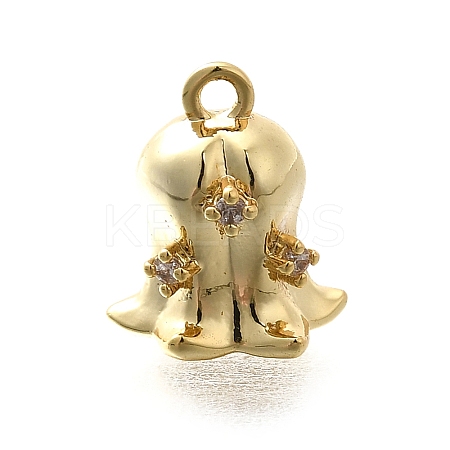 Brass Micro Pave Cubic Zirconia Pendants LS-KK-Q035-15G-02-1