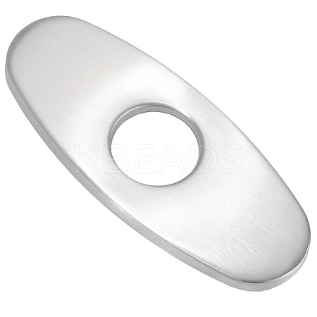 Oval Stainless Steel Faucet Hole Covers STAS-WH20001-18A-P01-1
