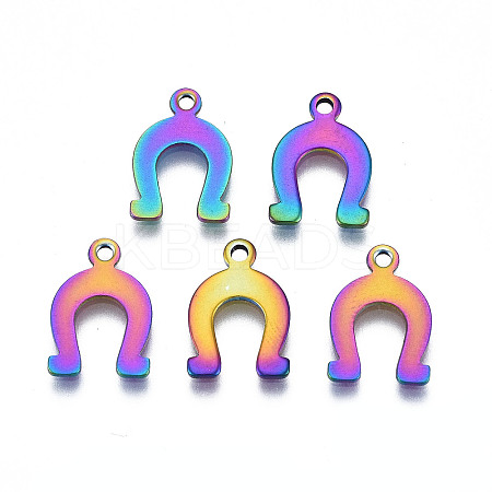 Ion Plating(IP) 201 Stainless Steel Charms LS-STAS-S119-133-1
