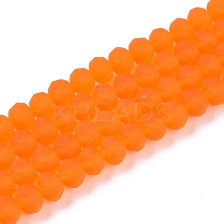 Transparent Glass Beads Strands EGLA-A044-T6mm-MD25-1