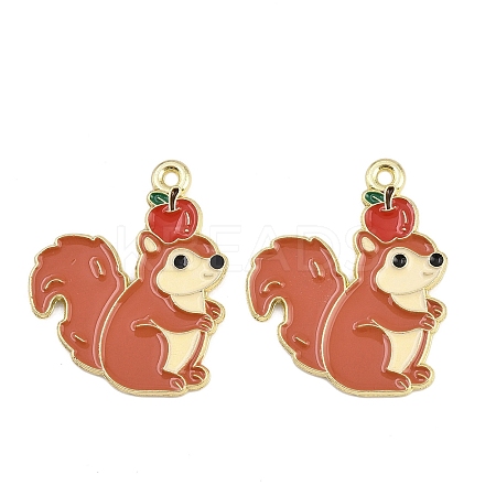 Thanksgiving Theme Alloy Enamel Pendants FIND-I065-04D-G-1