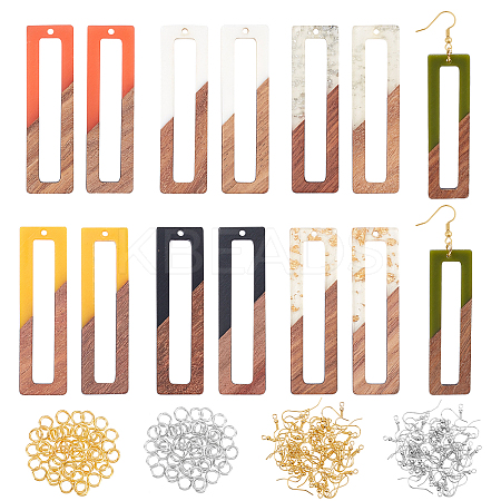 1 Box 70Pcs DIY Dangle Earring Making Kits DIY-OC0006-13-1