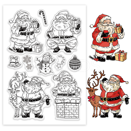 Custom Summer Theme PVC Plastic Clear Stamps DIY-WH0631-0412-1