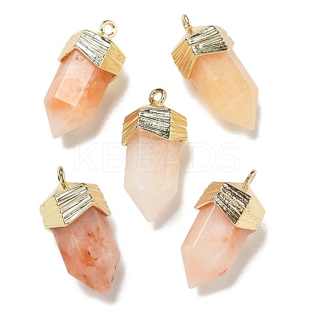 Natural Topaz Jade Faceted Pendants G-G181-03G-01-1