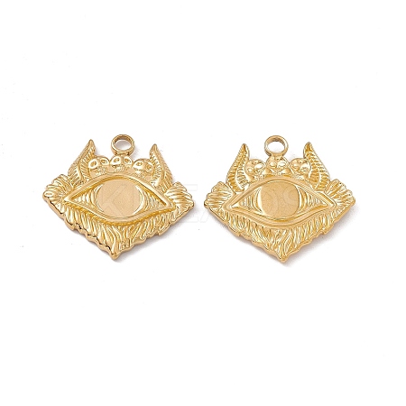 Ion Plating(IP) 304 Stainless Steel Pendants STAS-B031-24G-1