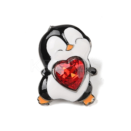 Zinc Alloy Rhinestone Brooches LS-JEWB-E037-02B-02-1