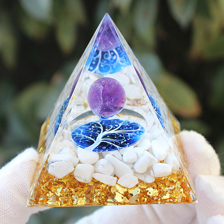 Orgonite Pyramid Resin Energy Generators PW-WG94568-19-1