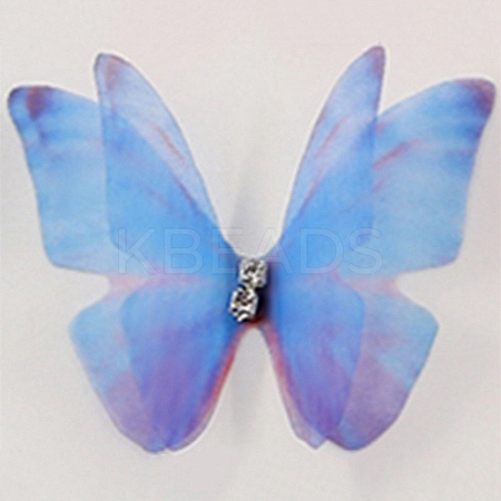 Gradient Color 2-Layer Fibre Tulle Ornament Accessories FIND-WH0101-02F-1