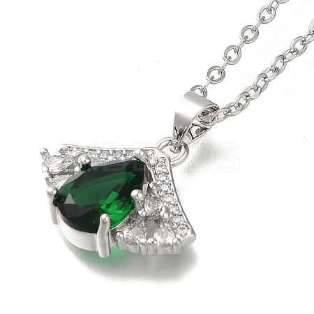 304 Stainless Steel Cable Chain Necklaces NJEW-H040-21P-02-1