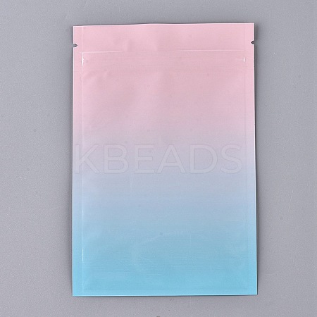 Gradient Color Plastic Zip Top Bags LS-OPP-P002-A01-1