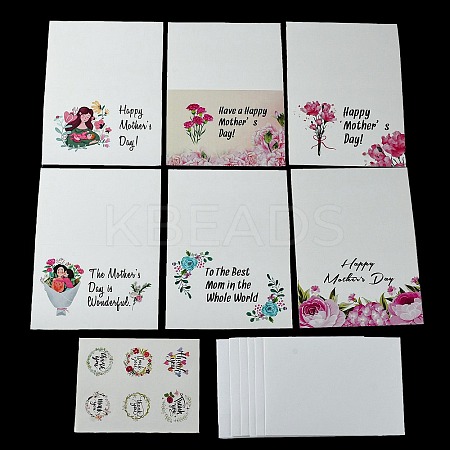Mother's Day Gift Cards AJEW-E058-01D-1