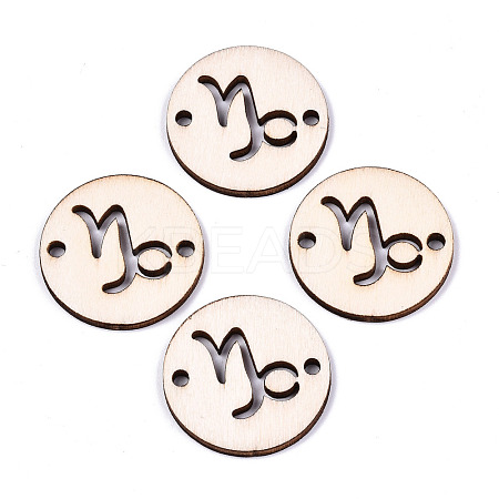 Unfinished Natural Poplar Wood Links Connectors WOOD-S045-139B-09-1