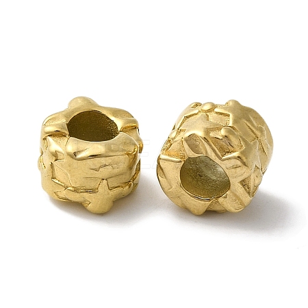304 Stainless Steel European Beads STAS-I305-194G-1
