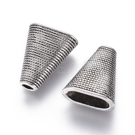 Tibetan Style Bead Cones TIBEB-00957-AS-RS-1