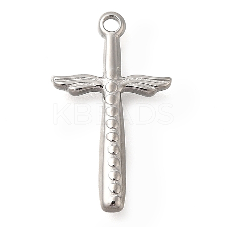 Anti-Tarnish 304 Stainless Steel Pendants STAS-P369-01P-1