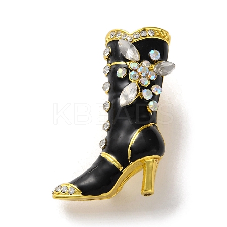 Fashion Golden Zinc Alloy Enamel Pins JEWB-D068-01G-02-1