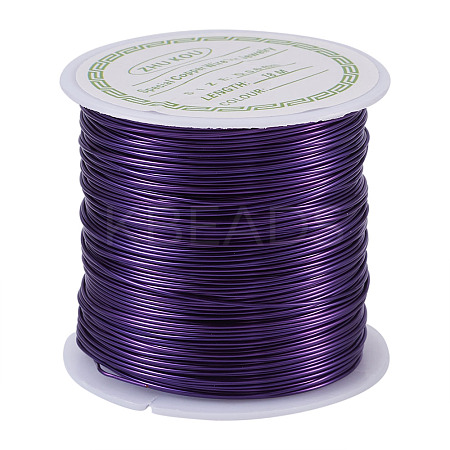 Round Copper Beading Wire for Jewelry Making YS-TAC0004-0.6mm-08-1