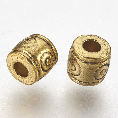 Tibetan Style Beads LS-GLF0089Y-NF-1