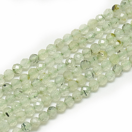Natural Prehnite Beads Strands G-S300-12-3mm-1