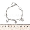 304 Stainless Steel Multi-strand Bracelets BJEW-Q038-08P-5