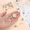 28Pcs 2 Style Alloy Rhinestone Pendants FIND-CA0006-42-3