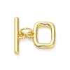 Brass Toggle Clasps KK-M314-07G-1
