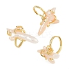Cross Natural Pearl Finger Rings RJEW-K286-08G-5