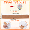 15Pcs Self-adhesive Cork Insulation Sheets AJEW-AR0004-84A-3