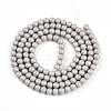 Baking Paint Pearlized Glass Pearl Bead Strands HY-N002-3mm-B05-3