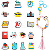 17Pcs 17 Styles School Supplies PVC Plastic Beads KY-TA0001-46-2