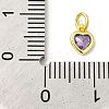 925 Sterling Silver Birthstone Charms LS-STER-M0120-02G-G-3