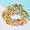 Heated Natural Citrine Beads Strands G-B044-B10-01-2
