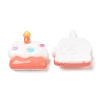 Opaque Resin Imitation Food Decoden Cabochons RESI-Z007-01D-2