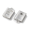Rack Plating Brass Micro Pave Cubic Zirconia Pendants X-KK-P290-55P-2