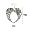 Tibetan Style Alloy Big Pendant TIBEP-YW0001-68-2