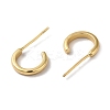 Rack Plating Brass Round Stud Earrings for Women EJEW-F313-02G-2