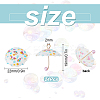 24Pcs Resin Pendants CRES-SC0002-34-2