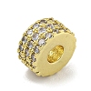 Rack Plating Brass with Cubic Zirconia Beads KK-B091-04B-04G-2