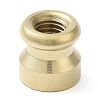 Golden Tone Round Wax Seal Brass Stamp Heads LS-AJEW-M040-01G-D-3