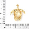 Brass Micro Pave Cubic Zirconia Pendants KK-A241-09G-3