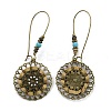 Bohemia Vintage Fower Dangle Earrings LS-EJEW-I261-01AB-2