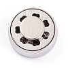 304 Stainless Steel Magnetic Diffuser Locket Aromatherapy Essential Oil Buckle AJEW-M027-05P-3