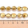 Electroplate Glass Beads Strands EGLA-T021-10A-4