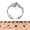304 Stainless Steel Cuff Rings RJEW-D306-27P-05-3