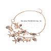   Trendy Starfish and Conch Bib Necklaces NJEW-PH0001-16G-2