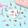 24Pcs 6 Styles Rack Plating Alloy Enamel Pendants ENAM-YW0005-71-4