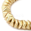 Matte Electroplated Synthetic Non-magnetic Hematite Beads Strands G-L606-F01-01B-2